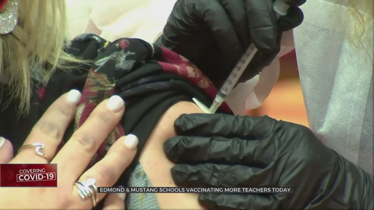 Edmond School District Hopes To Administer First Dose Of COVID-19 Vaccine To Teachers