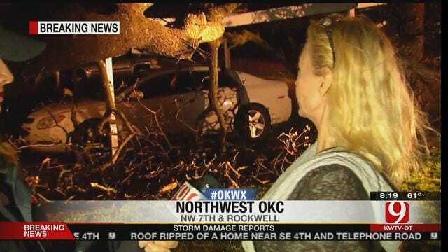 WEB EXTRA: Damage Near Rockwell in NW OKC