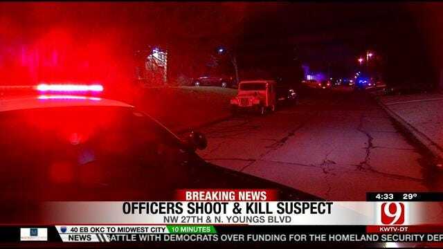 OKC Police: Suspect Shot, Killed After Attempting To Hit Officers With Car