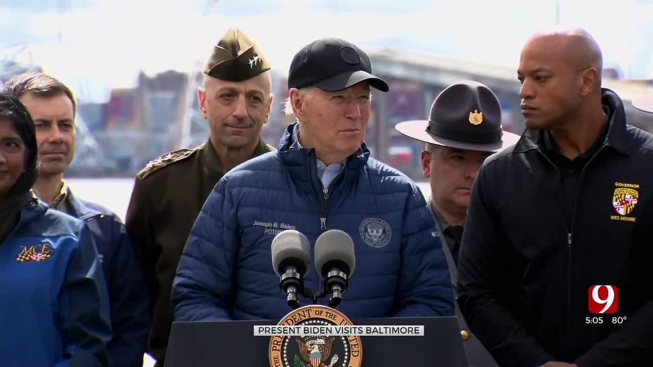 Biden In Baltimore Announces More Federal Assistance After Bridge Collapse