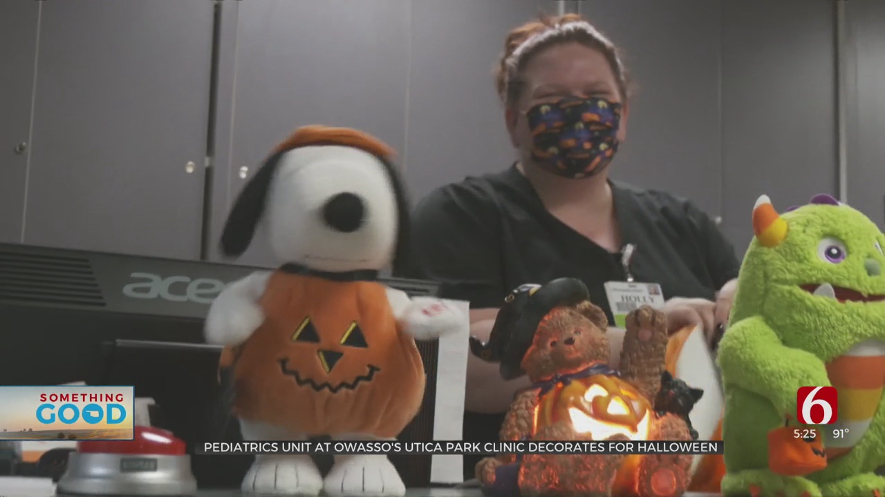 Pediatric Unit At Owasso’s Utica Park Clinic Gets A Head Start On Halloween For The Kids