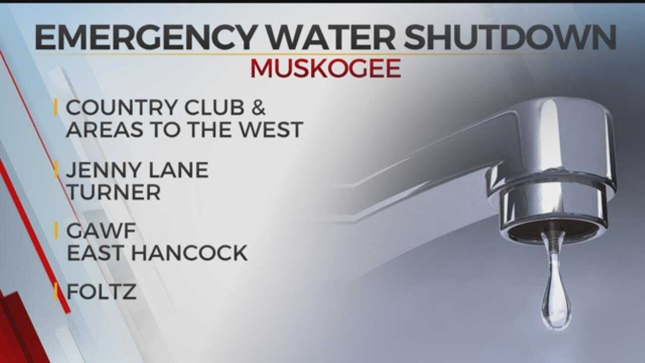 City Of Muskogee Declares Emergency After Water Main Break