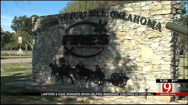 Lawyers, Case Workers Begin Helping Immigrant Children At Fort Sill