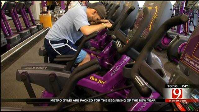 Metro Gyms Packed With Newly Resolute Oklahomans