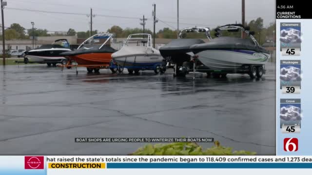 Boat Dealers Urge New Owners To Winterize Boats Before It's Too Late