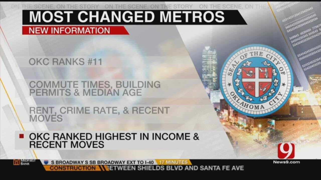 Report: OKC Among Top Changed US Metro Areas