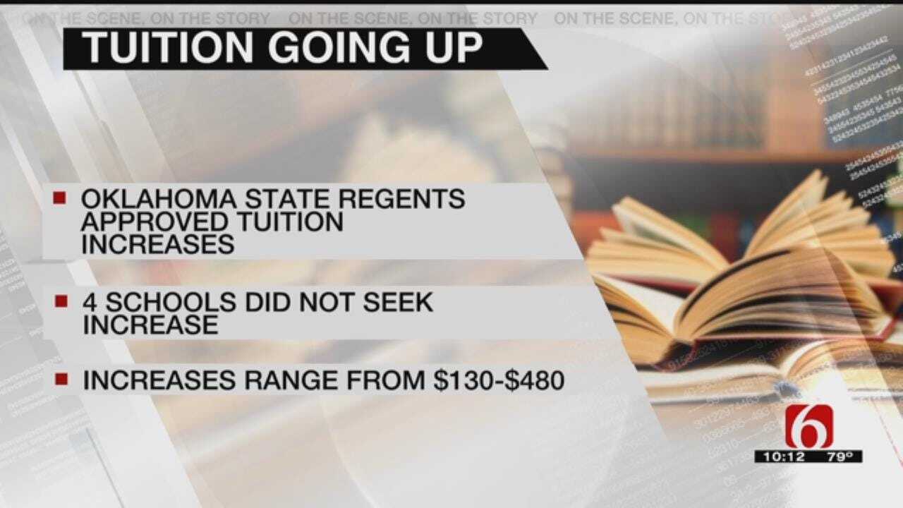 Tuition Rising At 21 Of Oklahoma's 25 Higher-Ed Institutions