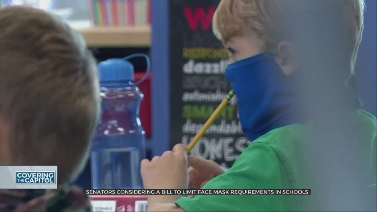 State Senators To Consider Bill To Limit Face Mask Requirements, Other COVID-19 Restrictions In Schools