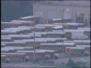 SKYNEWS 6 Checks Tulsa Public Schools Bus Barn