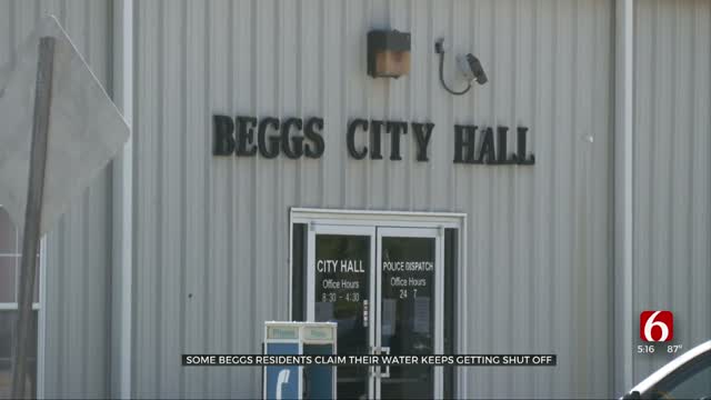 Some Beggs Residents Claim Their Water Keeps Getting Shut Off 