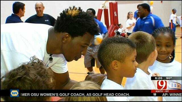 Thunder's Thabeet Holds Kids Camp For Tornado Victims