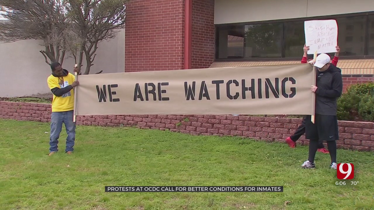 Protesters Hold Rally At Oklahoma County Detention Center