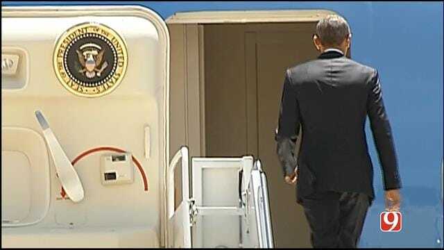 WEB EXTRA: President Obama Boarding Air Force One