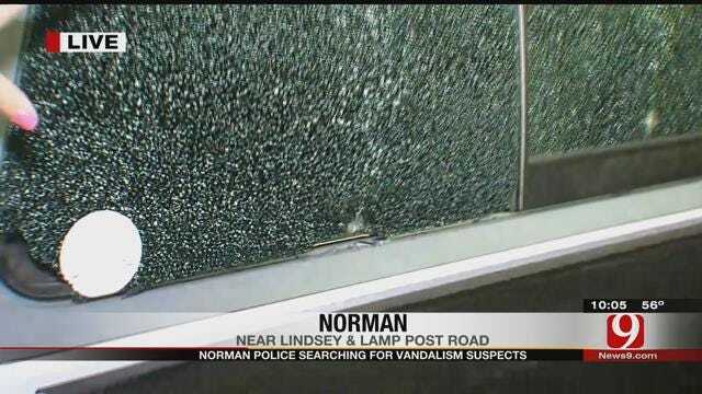 Norman Police Search For Vandals
