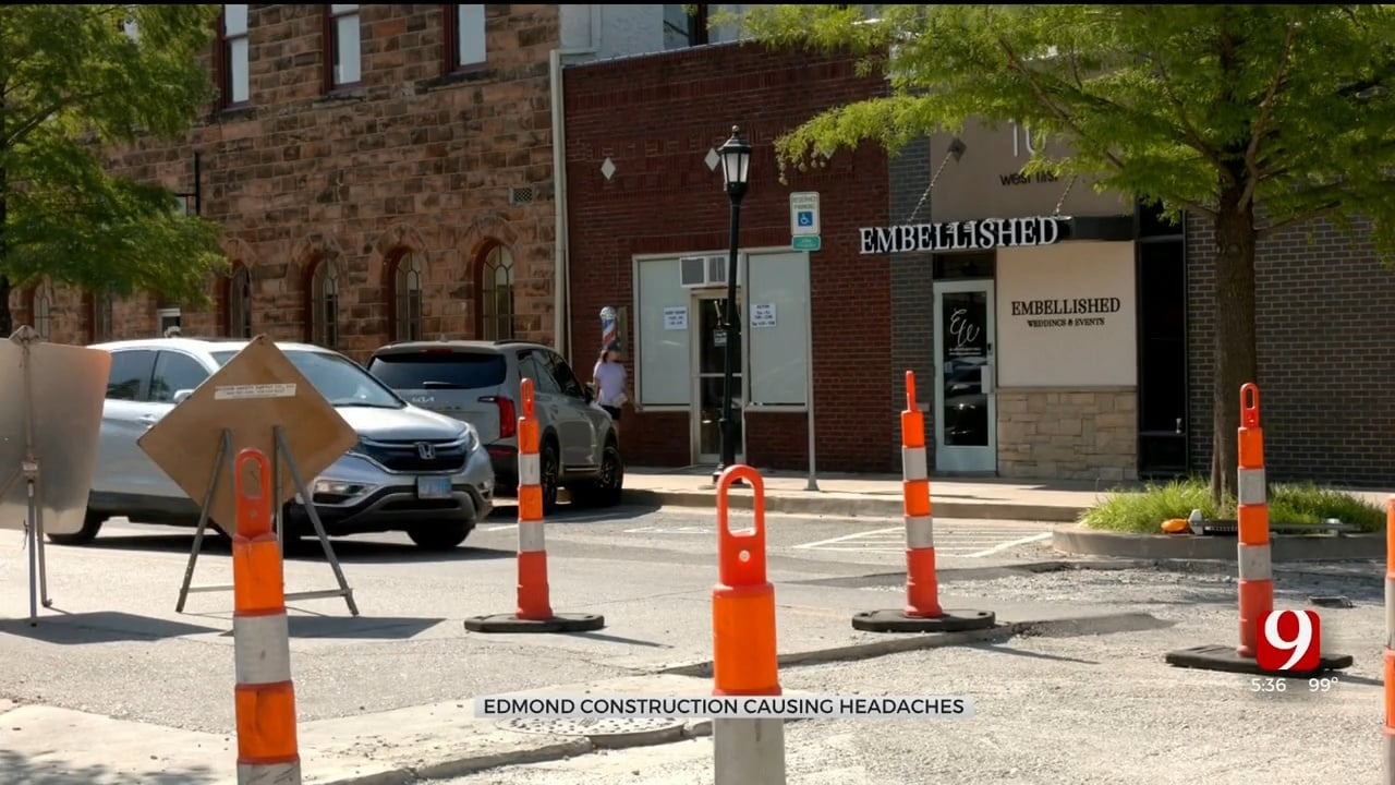 Businesses, Residents Of Downtown Edmond Share Mixed Reactions To Construction Project