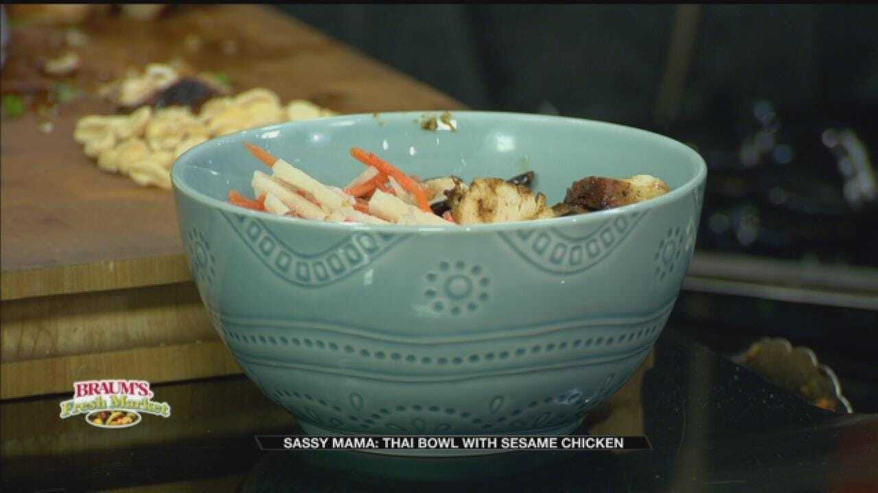 Thai Bowl With Sesame Chicken