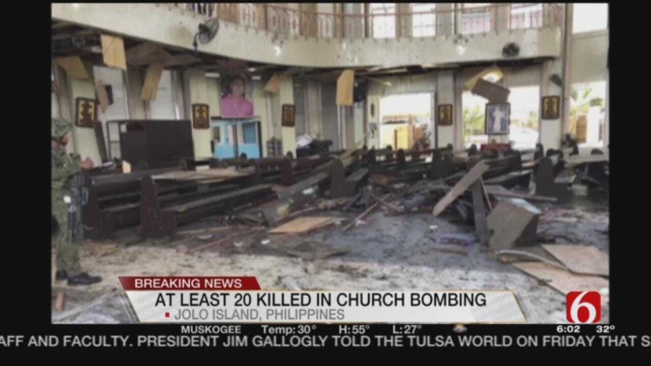 20 Dead As Bombs Target Sunday Mass in Philippine Cathedral