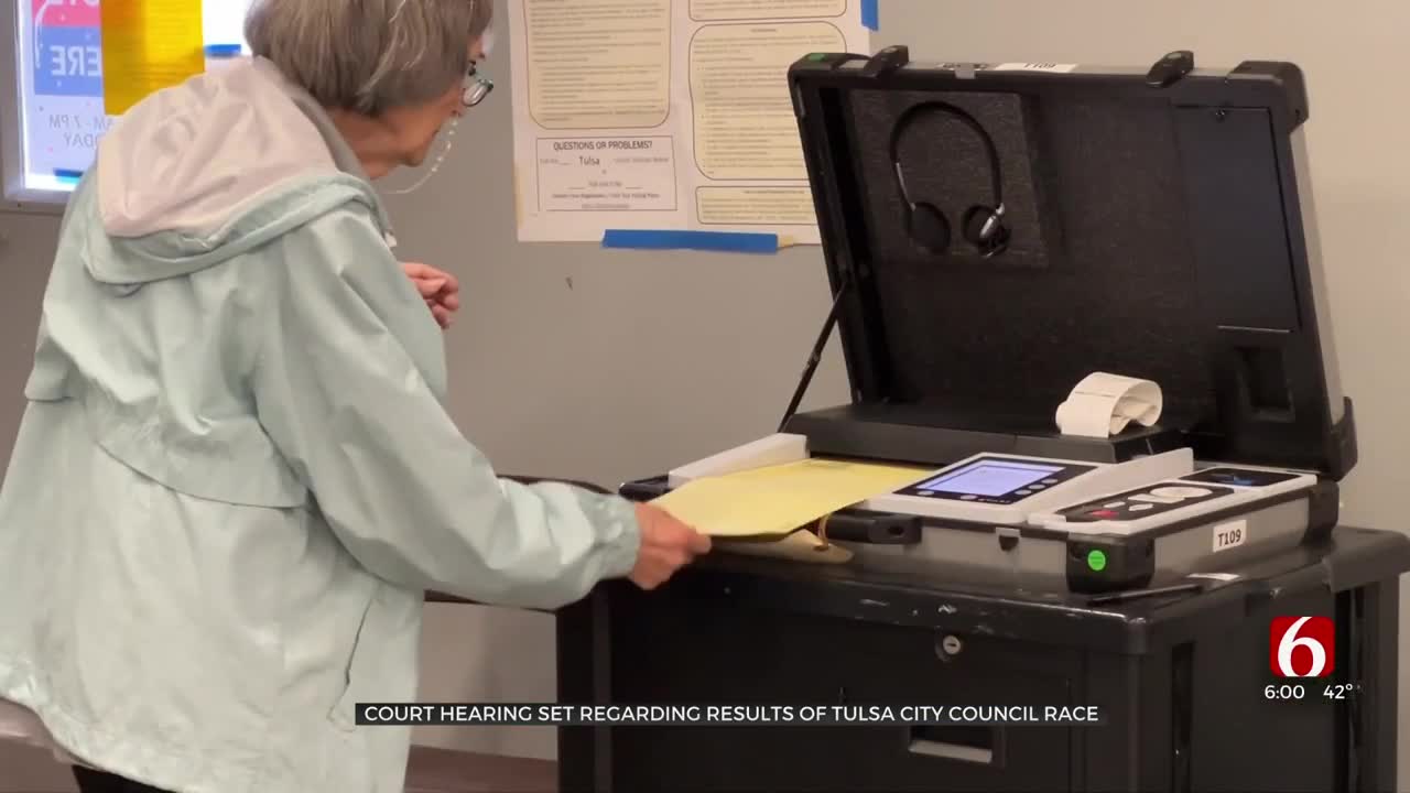 Court Hearing Set Regarding Results Of Tulsa City Council Race