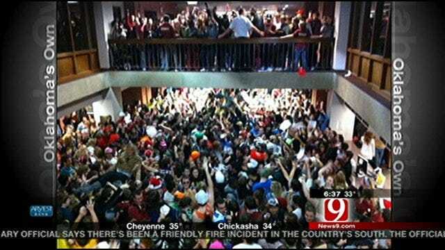 OU Student Holds Not So Silent Rave