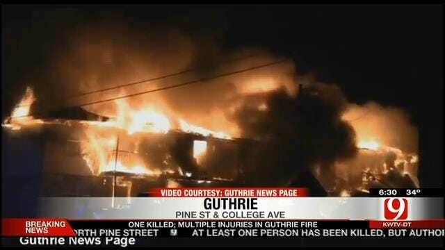 Child Killed, Multiple Injuries Reported In Large Guthrie Fire