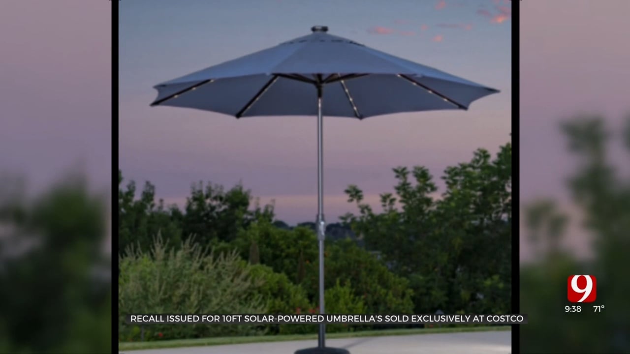 Recall Issued For Solar-Powered Umbrellas Sold At Costco
