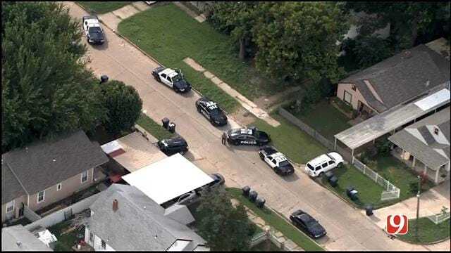 WEB EXTRA: SkyNews 9 Flies Over Stabbing At SW OKC Home