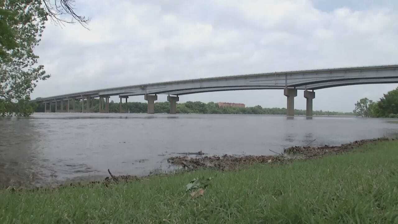 Arkansas River Flooding In Muskogee County