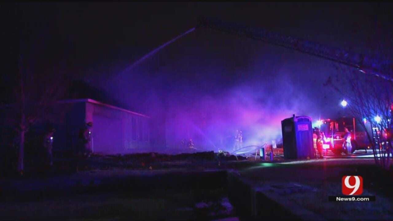 OKC Fire Department Responding To House Fire In Nichols Hills