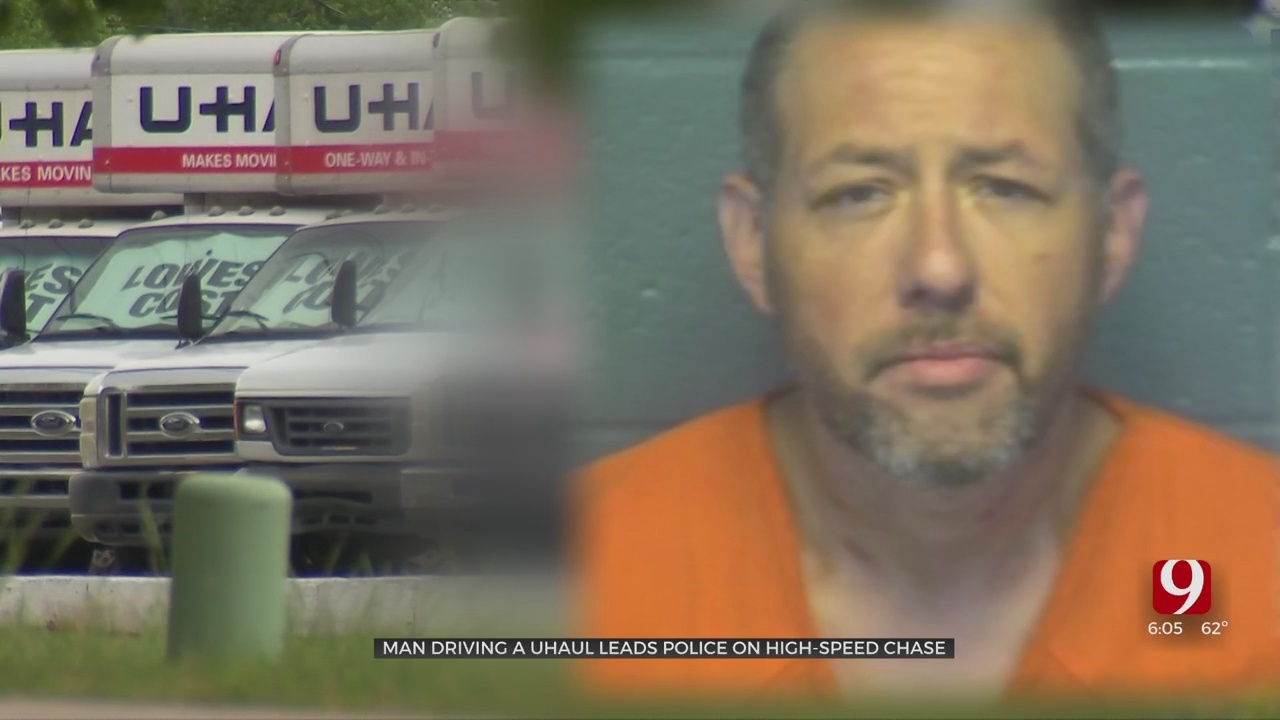 Man Driving U-Haul Leads Police On Chase From Norman To OKC 
