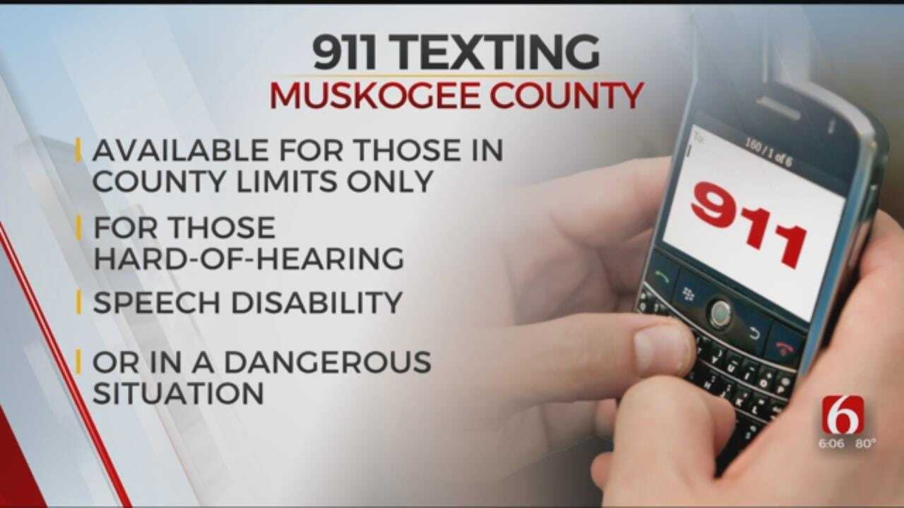 Muskogee County Now Supports Texting For 9-1-1 Emergencies