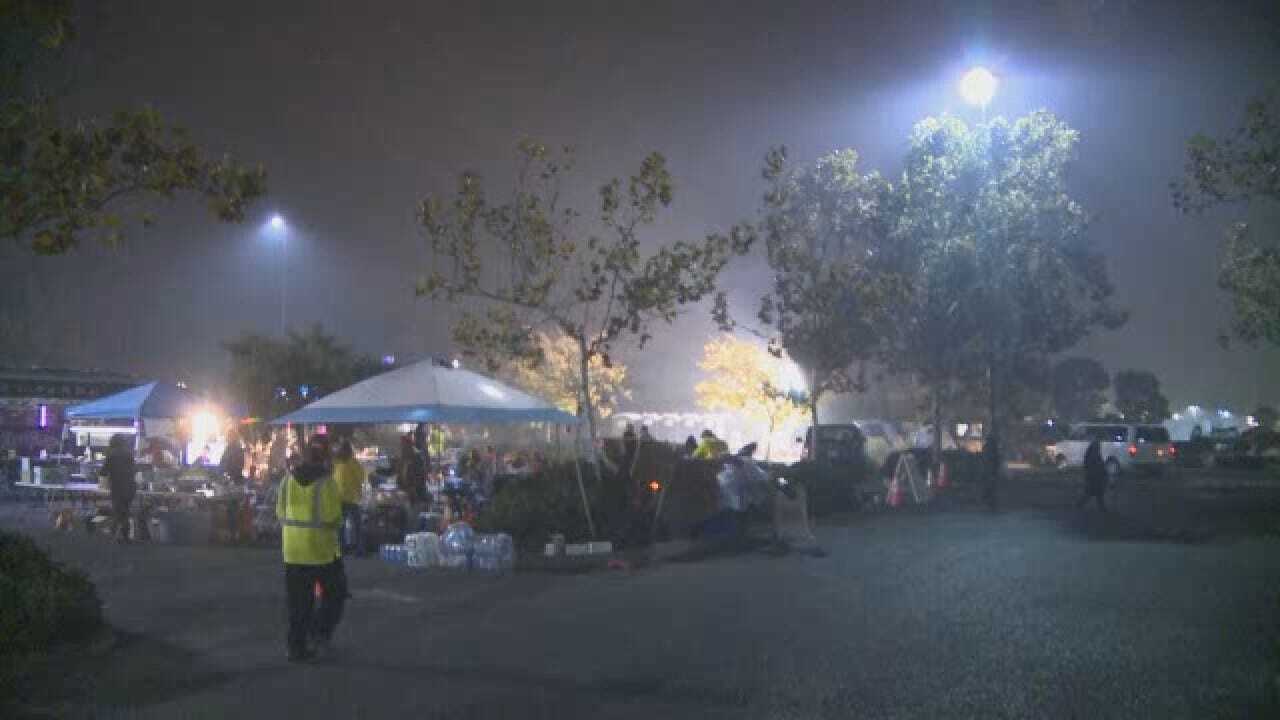At Least 100 People Sleeping In Make-Shift Encampment In Walmart Parking Lot