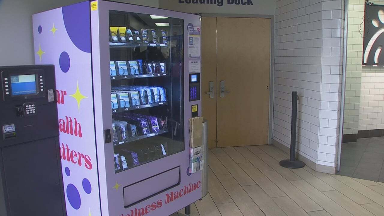 Vending Machine On TU Campus Dispenses Contraceptives & Other Health Products