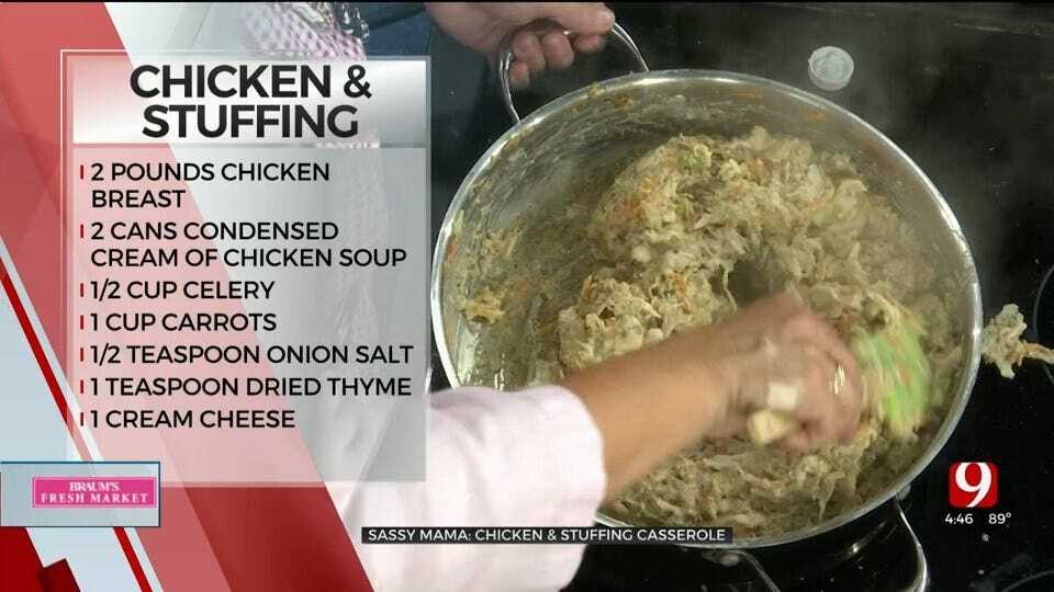 Chicken and Stuffing Casserole