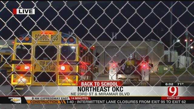 First Day Back To School For OKCPS Students