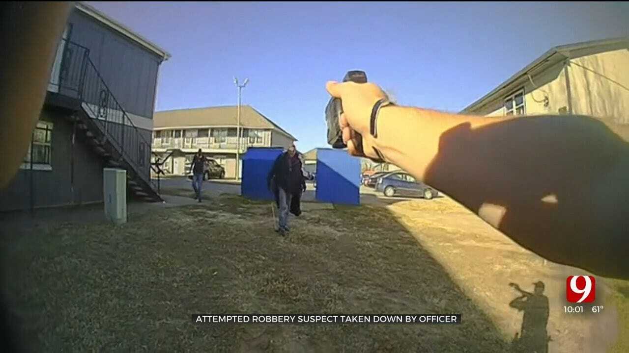 Body Cam Video Shows Arrest Of Man Who Threatened Police With A Gun