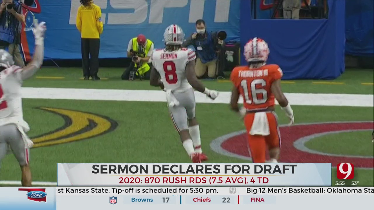 Former OU Running Back Trey Sermon Declares For NFL Draft 