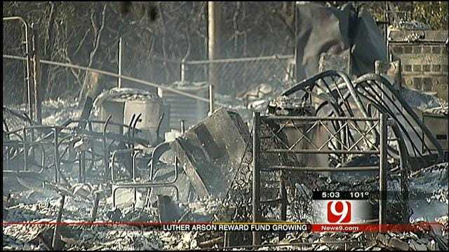 Reward Fund Increases In Luther Arson Fire Case