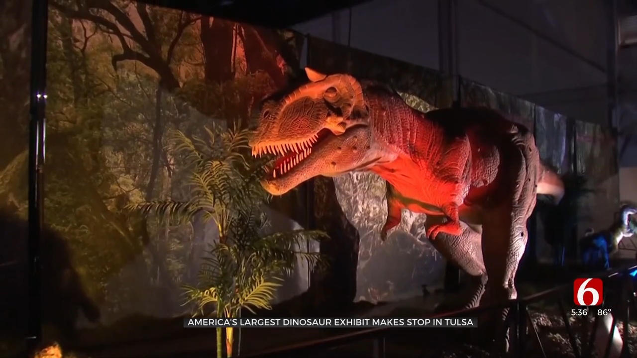 America's Largest Dinosaur Exhibit Makes Stop In Tulsa