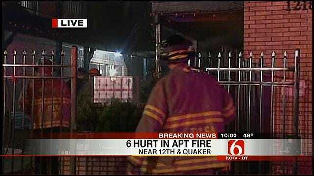 Several Injured In Fire At Midtown Tulsa Apartment Complex