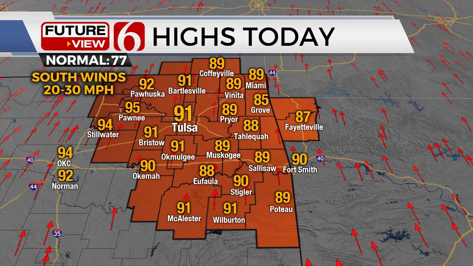 Nearing Record Highs Monday