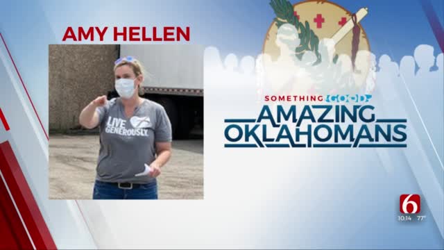 Amazing Oklahoman: Amy Hellen Spends Free Time Buying Food For Others 
