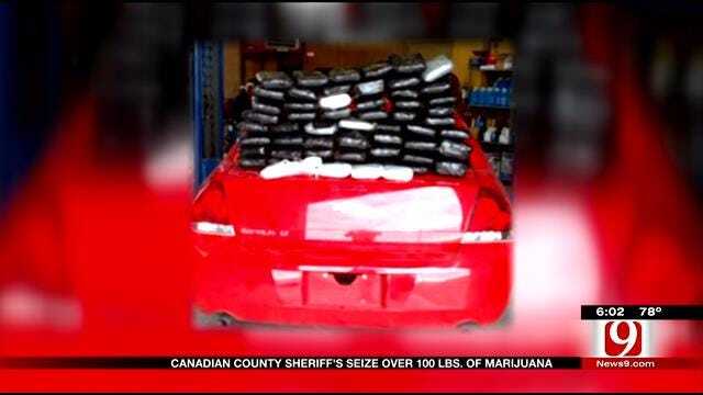 Canadian County Deputies Seized 115 Pounds Of Marijuana At Truck Stop