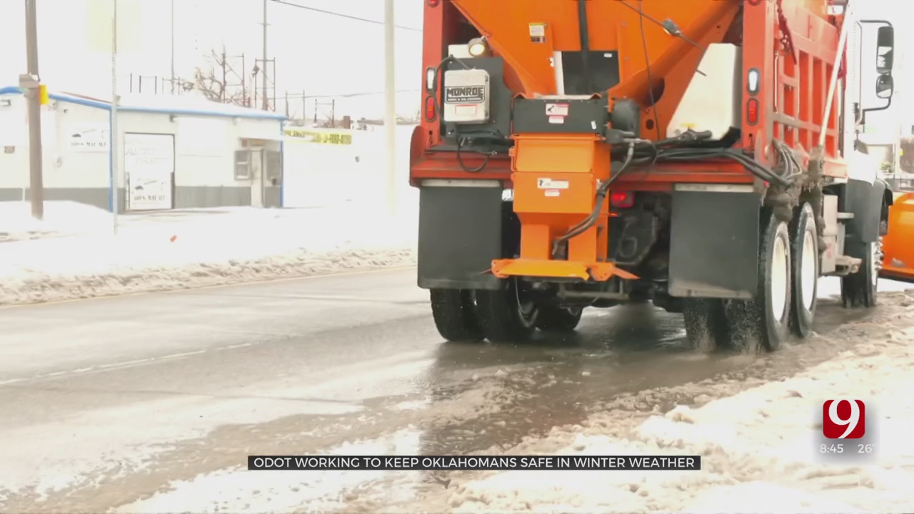 ODOT Working To Keep Oklahomans Safe During Winter Weather