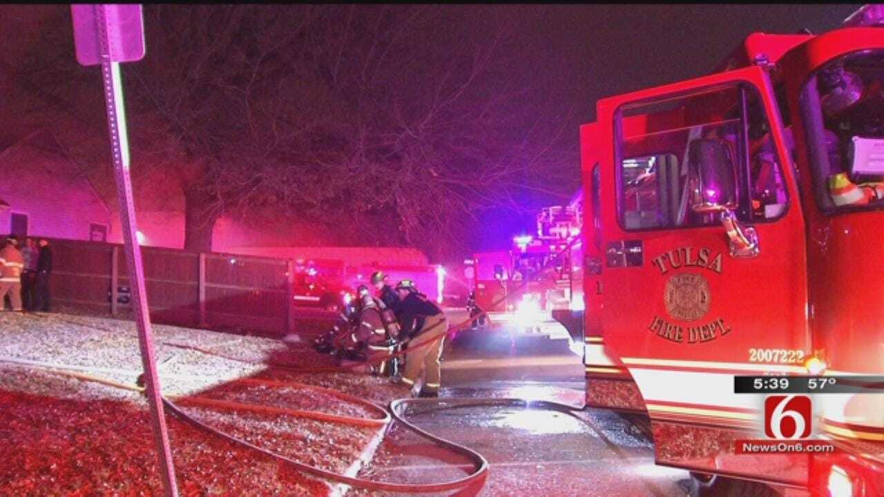 Dog Wakes Owner To Tulsa House Fire