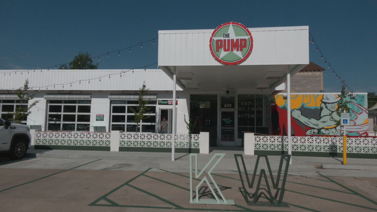 'The Pump': Historic Gas Station In Tulsa Converted Into Restaurant, Bar