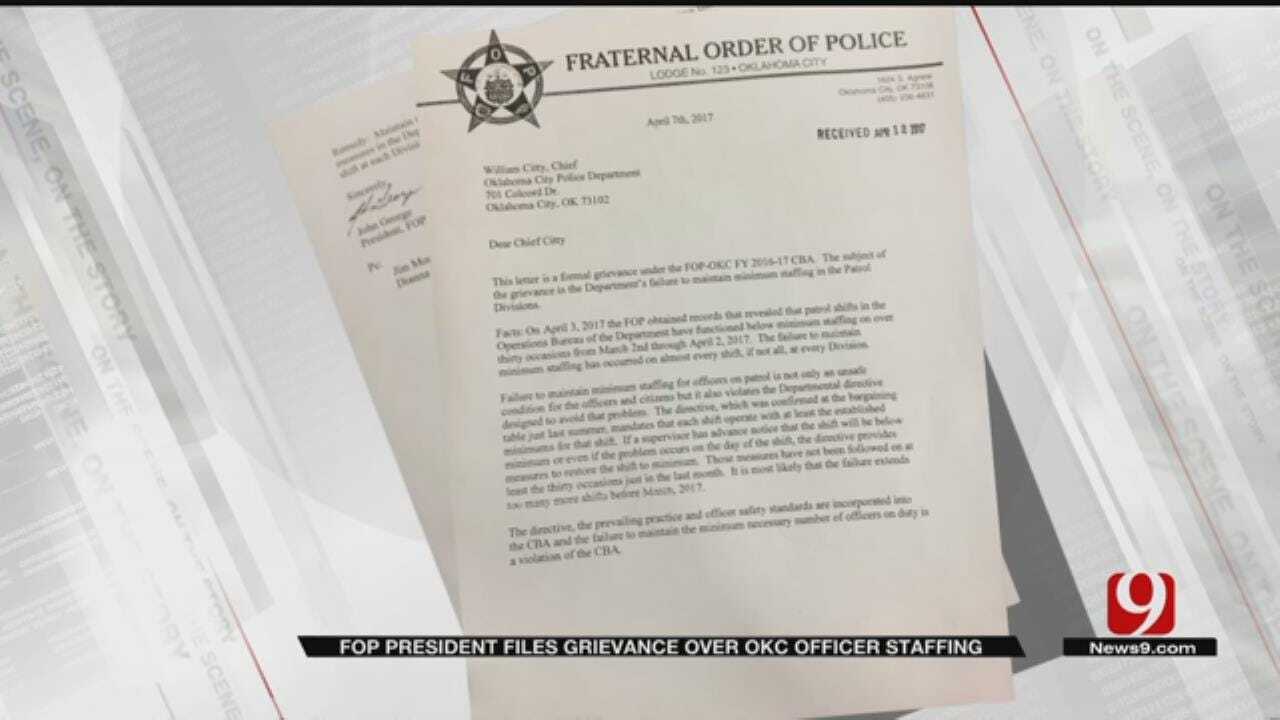 FOP Files Grievance Over Lack Of Staffing Of OKC Police Department