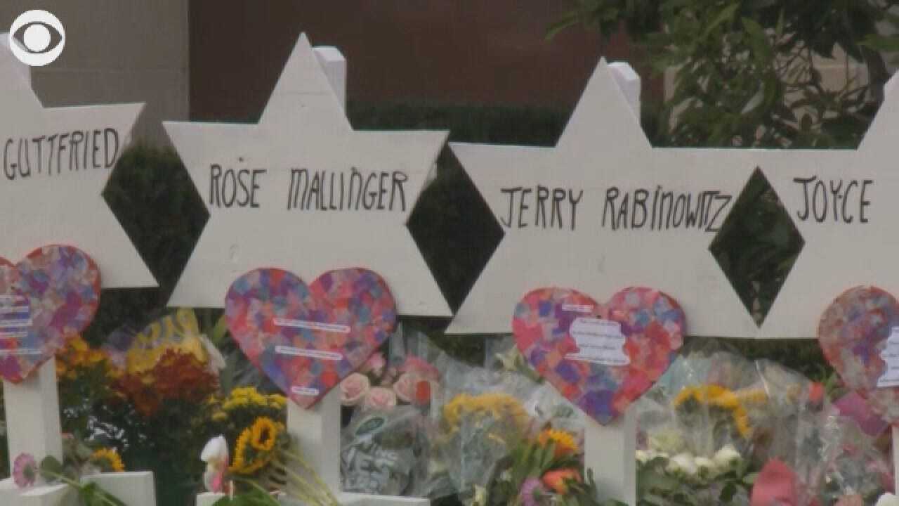Memorial Outside 'Tree Of Life' Synagogue In Pittsburgh