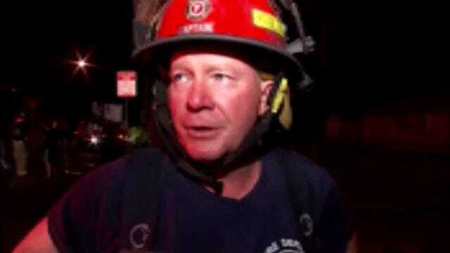 WEB EXTRA: Tulsa Fire Captain Jerry Benefield Talks About Lot A Burger Fire