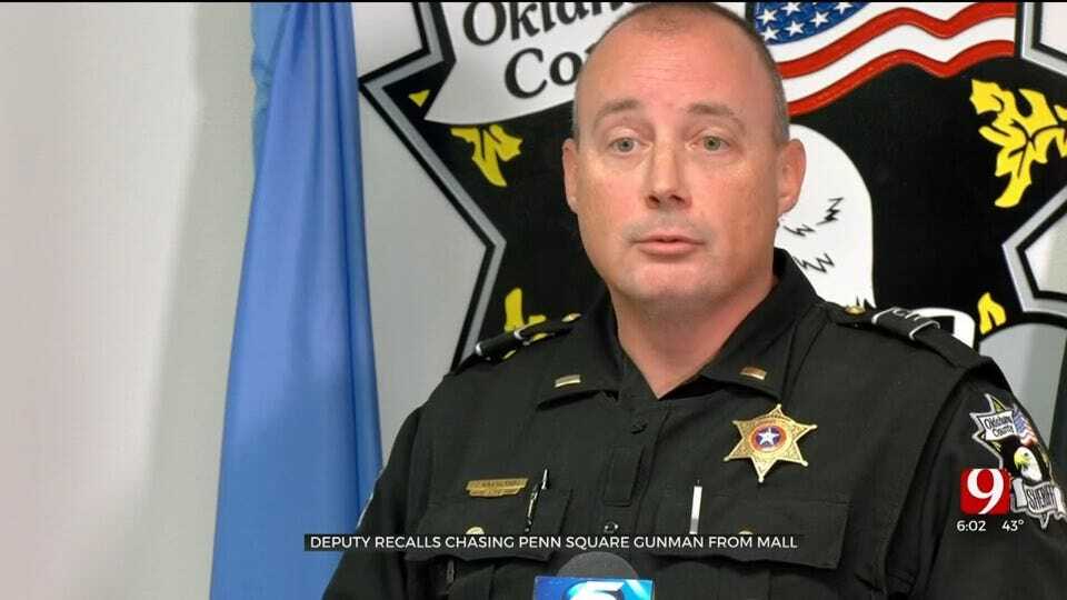 Okla. Co. Off-Duty Deputy Recounts Chasing Gunman From Penn Square Mall