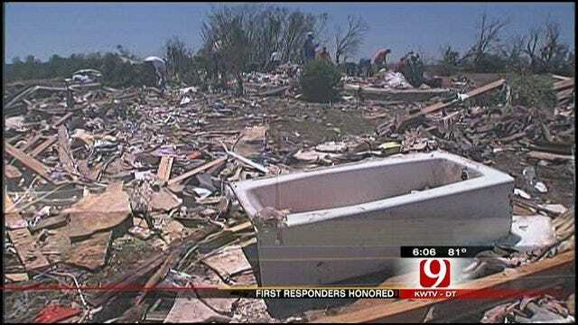 OKC Officers Recognized For Efforts After Deadly Piedmont Tornado